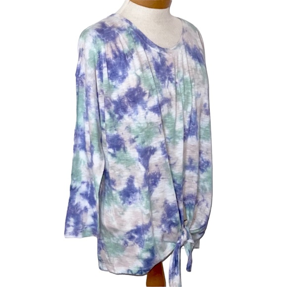 Nine West Lottie Tie Dye T-shirt Large - Picture 3 of 4